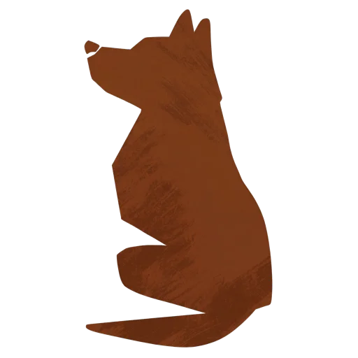 Wellaroo dingo mascot pondering