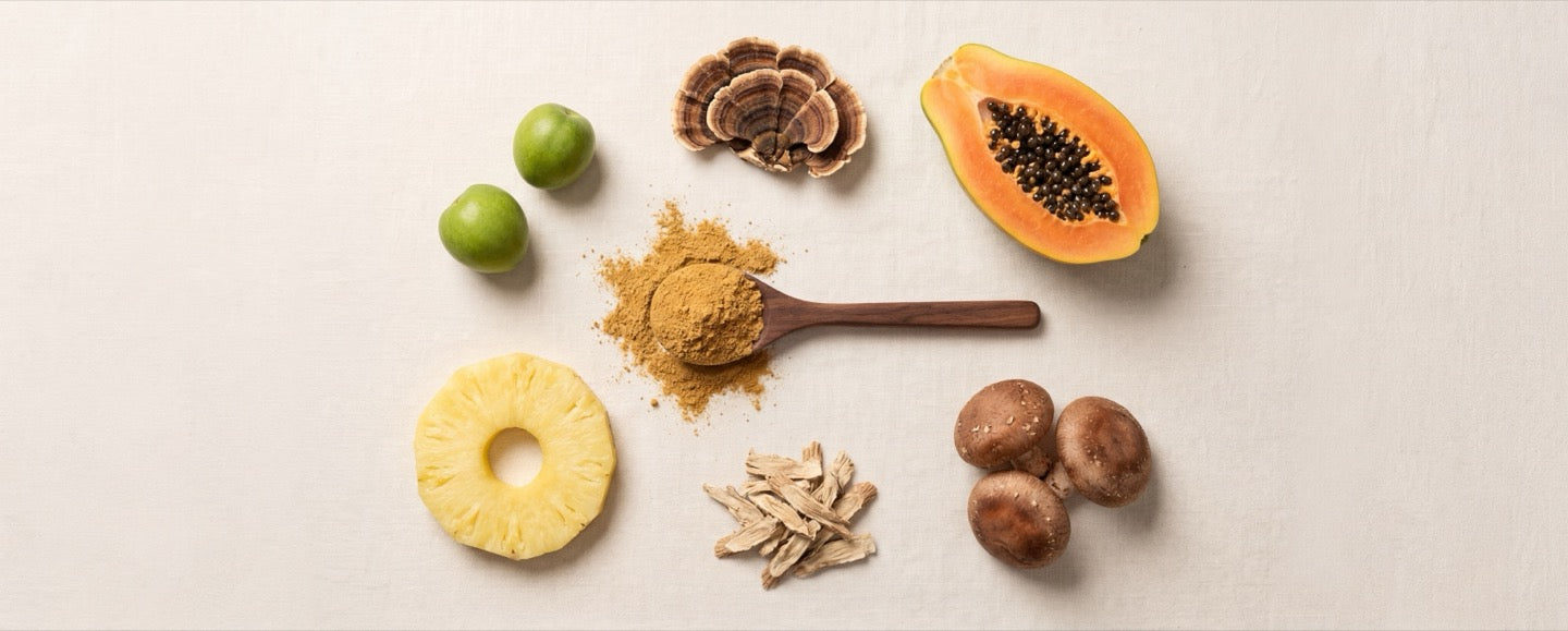 Product ingredient flat-lay